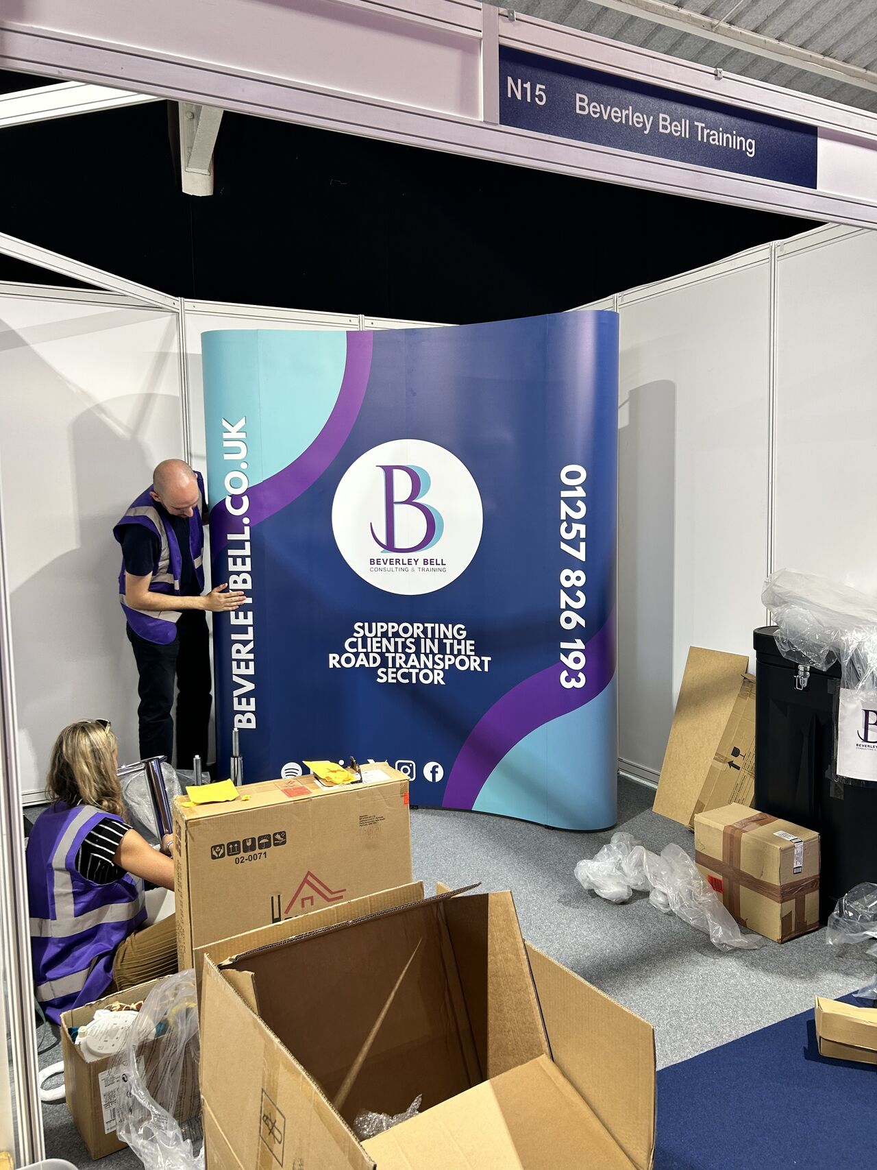 The Beverley Bell team have arrived safely at RTX 2025